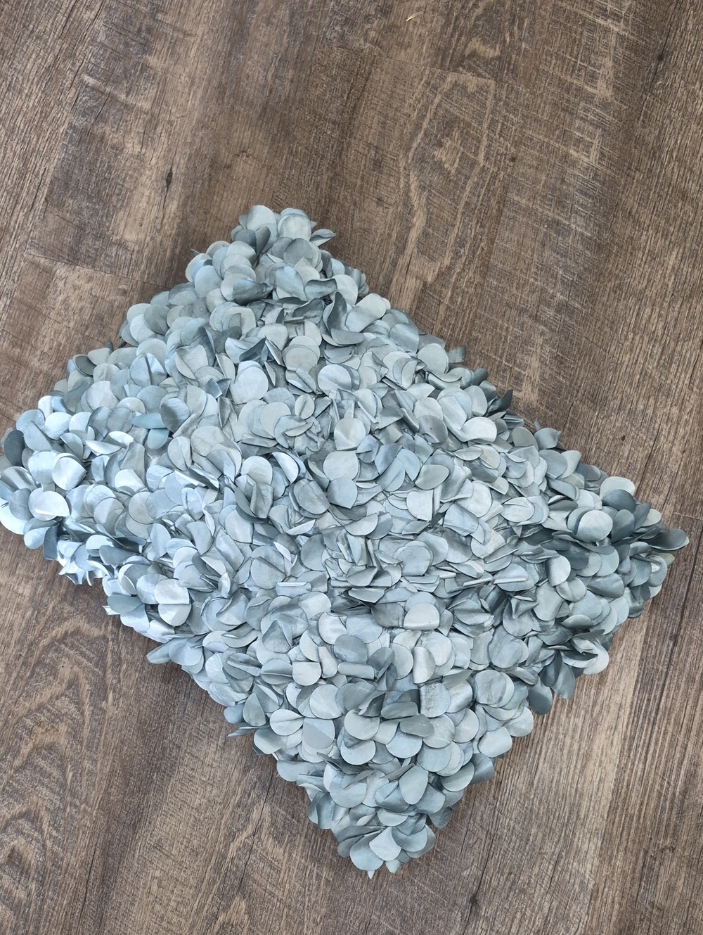 Pier 1 Decorative Petal Accent Pillow in Light Gray